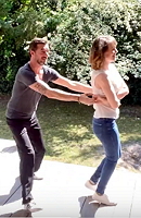 Passe de rock n roll 6 temps Elastique