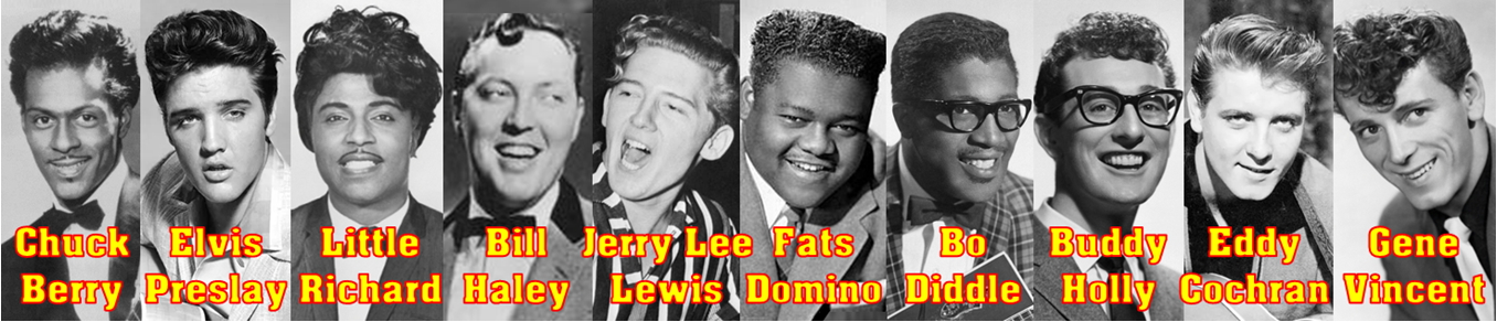 /Chuck Berry ann&eacute;es 50 Rock and Roll