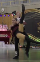 Figures de Rock Acrobatique Assiette avec Ciseaux