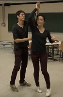 Passe de rock n roll 6 temps S&eacute;paration sous le bars